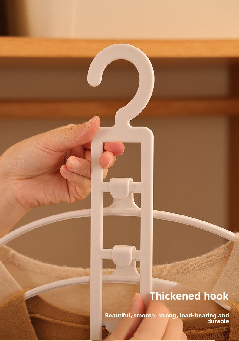 5-layer detachable hanger, multi-layer space-saving folding magic hook, thickened removable drying rack, household dormitory sto