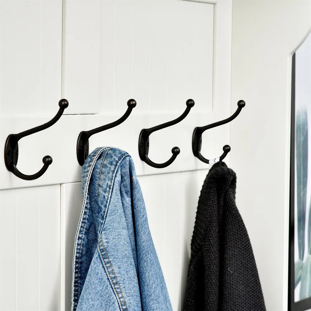 Homcom Coat Rack with Bench Hallway Set Hallway Furniture Hooks