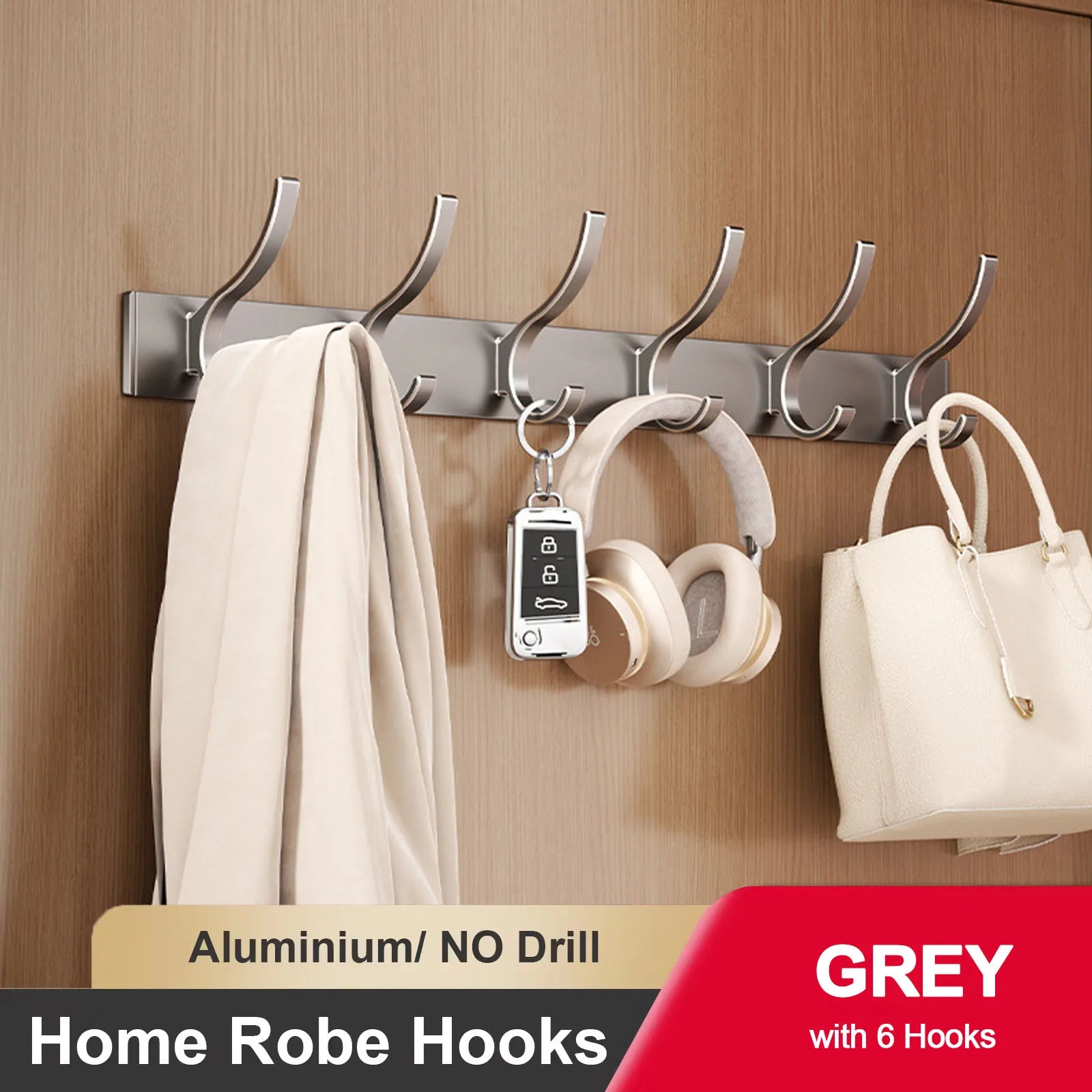 Clothes Hook Bathroom Towel Hanger Hook Wall Hook Adhesive Wall Hook No punching required Hanging Hooks Door Back Clothes Hook