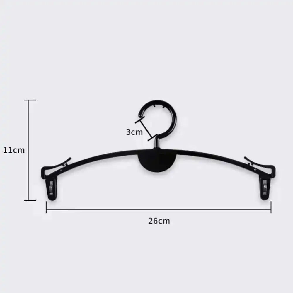 50Pcs Plastic Clip Underwear Violet Black Transparent Bra Frame Holder Rack Underpants Hanger Shop Store Holder Rack Coat Racks