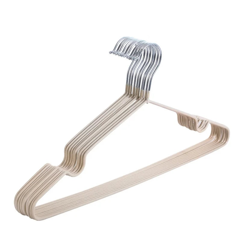 Multi Functional Anti Slip No Trace Metal Hanger for Home Bathroom Wardrobe Clothes Organizer Durable Space Saving