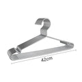 32/42CM Stainless Steel Coat Hanger Closet Organizer,Anti-Slip Clothes Hanger,Balcony Drying Rack,3MM Bold Hard Durable