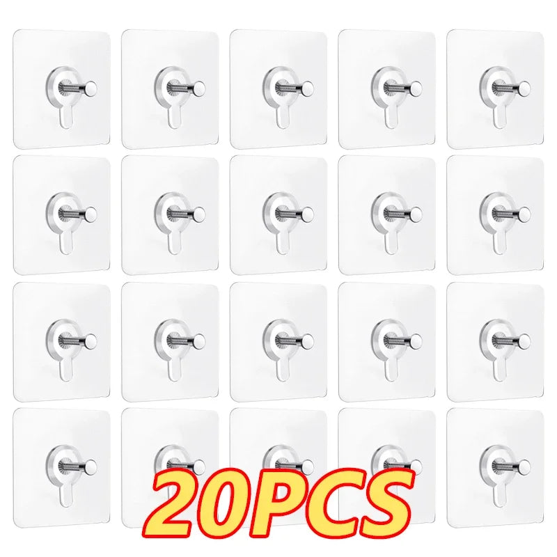 Self-adhesive Hook for Picture Super Strong Wall Hook Without Piercing Punch-free Picture Frame Holder Bathroom Kitchen Storage