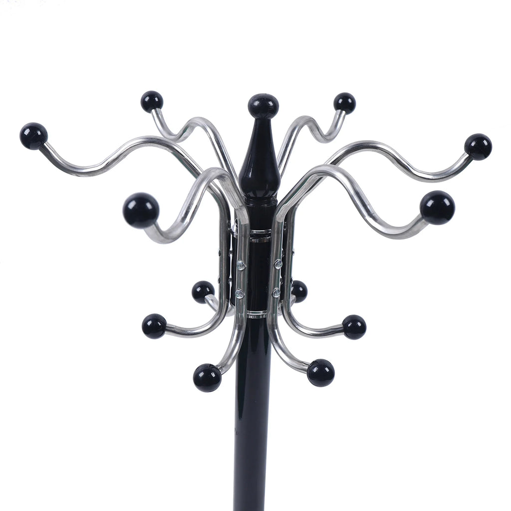 Hat Jacket Stand Tree Holder Hanger Rack Marble Base Coat Tree Coat Racks with 16 Hooks