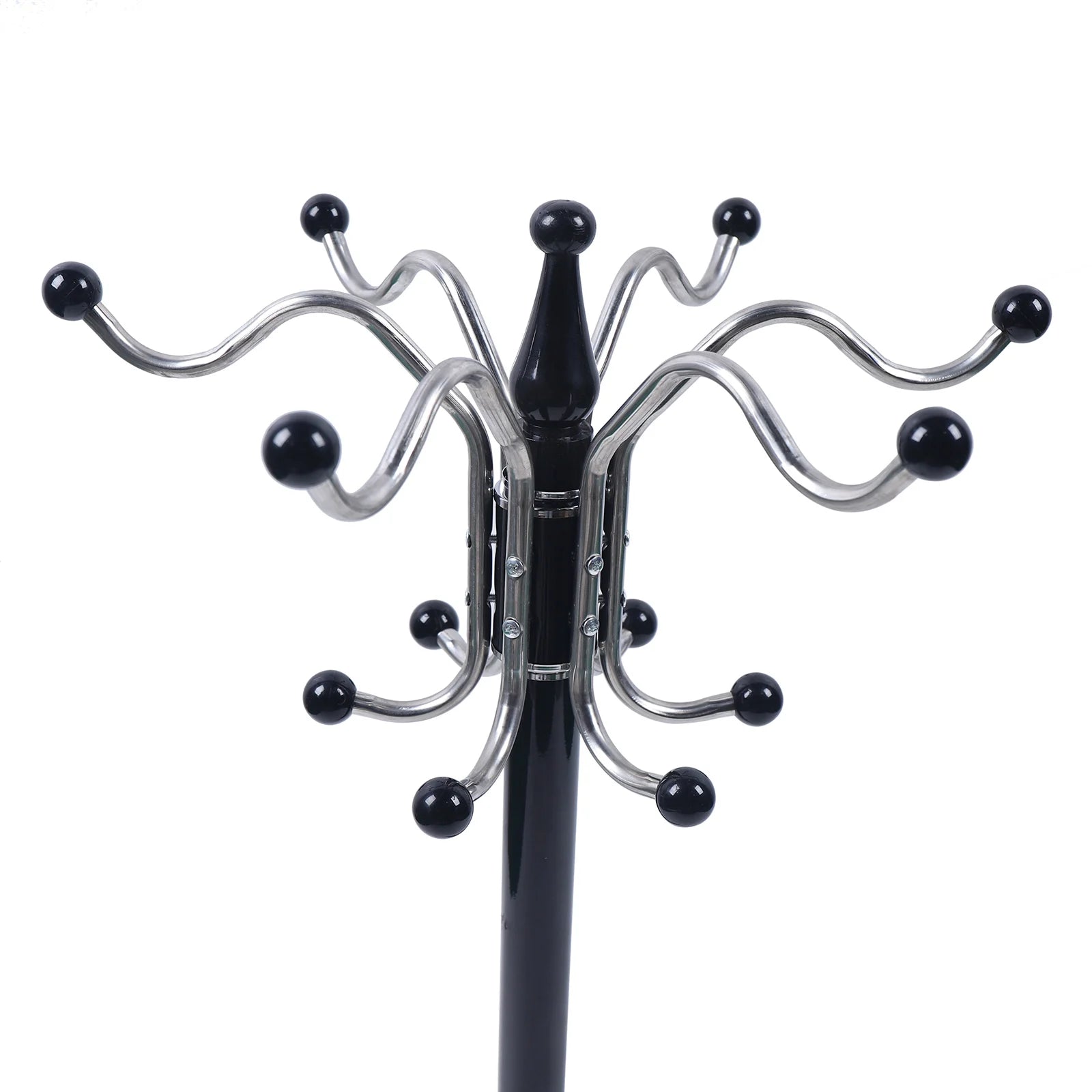 Hat Jacket Stand Tree Holder Hanger Rack Marble Base Coat Tree Coat Racks with 16 Hooks
