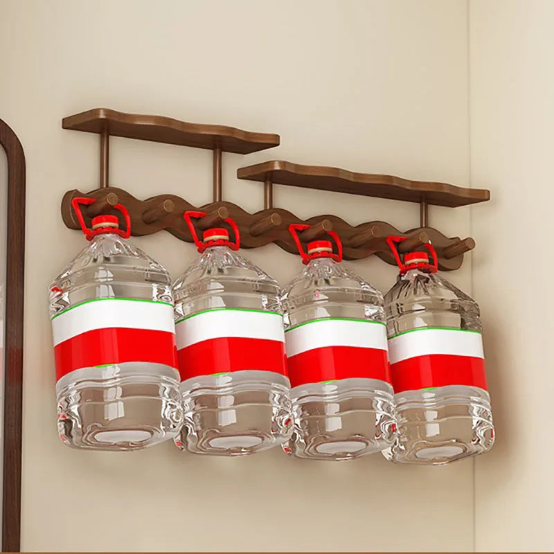 Entrance Hall Coat Racks Bamboo Hanging Hooks Behind Creative Clothes Scarf Keys Wall Mounted Storage Rack Furniture Decoration