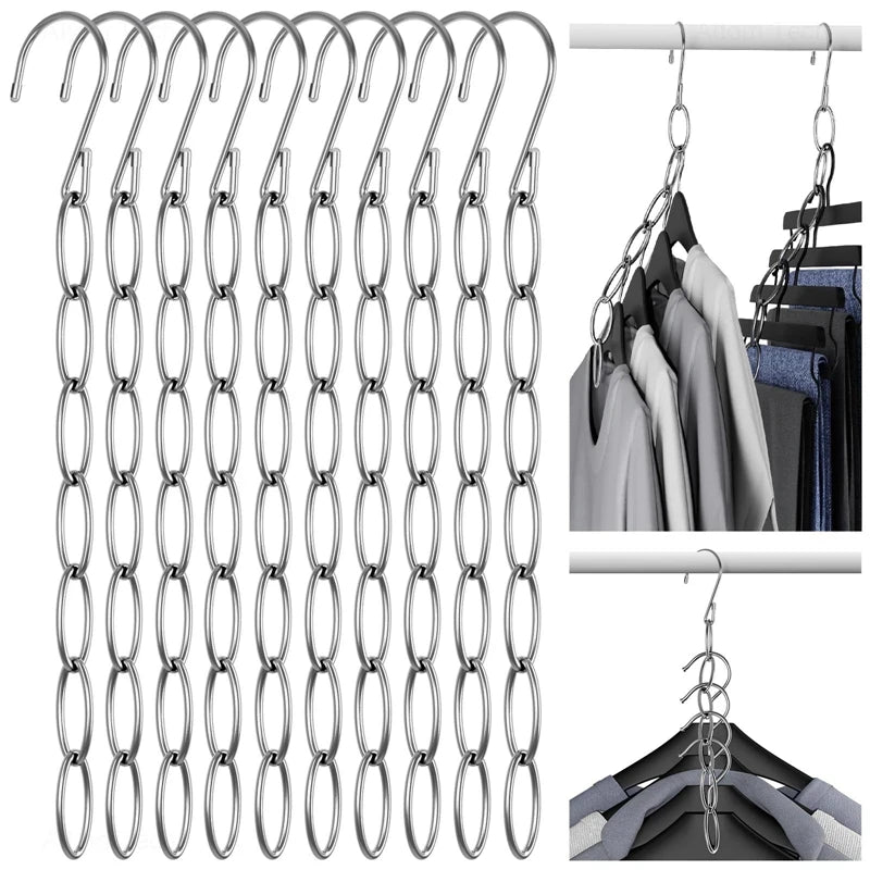 9 Hole Foldable Hanger Wardrobe Space Saving Storage Hanger For Clothes Drying Hangers Storage Organizers Rack Coat Pants Hanger