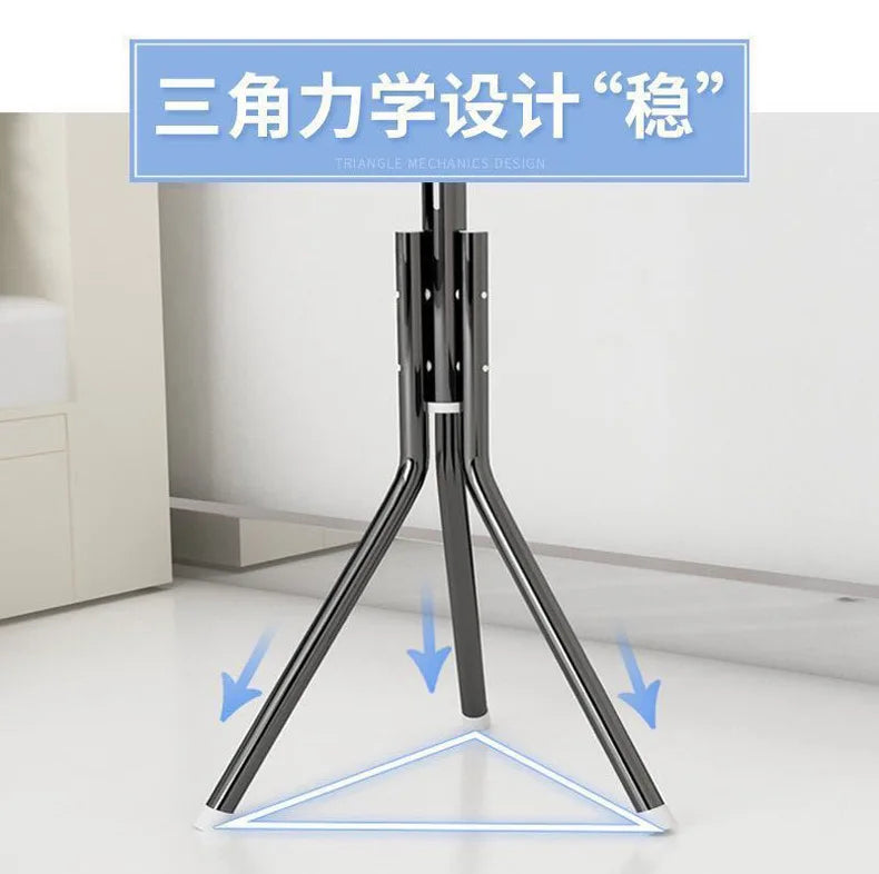 2022Standing Coat Rack Wall Entrance Shoe Rack Metal Stand for Furniture on Wheels Hanger Floor Clothes Wardrobes Clothing Shelf