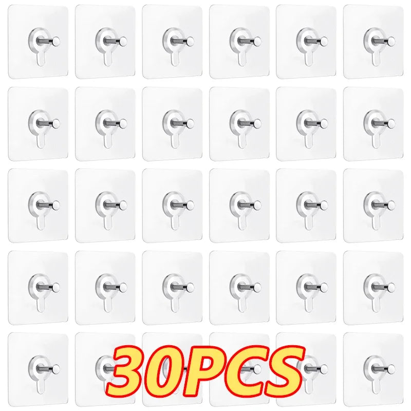 Self-adhesive Hook for Picture Super Strong Wall Hook Without Piercing Punch-free Picture Frame Holder Bathroom Kitchen Storage