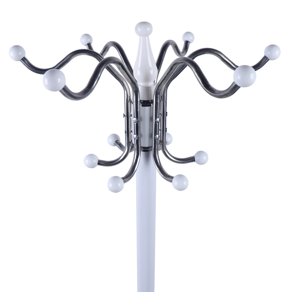 Hat Jacket Stand Tree Holder Hanger Rack Marble Base Coat Tree Coat Racks with 16 Hooks