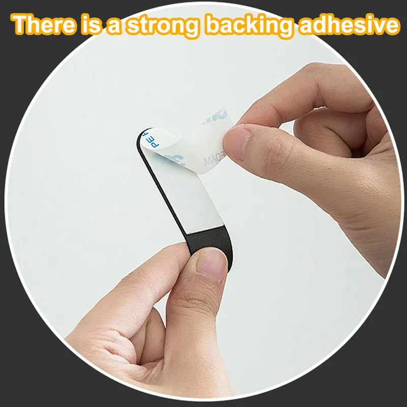 2/10Pcs Adhesive Hooks Metal Stainless Steel Wall Hooks Utility J Hook Key Holder Self Adhesive Wall Hook for Shower Kitchen