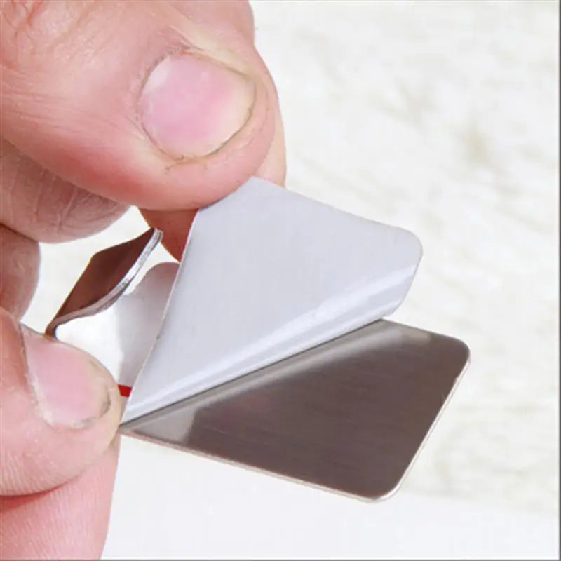 Adhesive Stainless Steel Towel Hooks Family Robe Hanging Hooks Hats Bag Family Robe Hats Bag Key Adhesive Wall Hooks