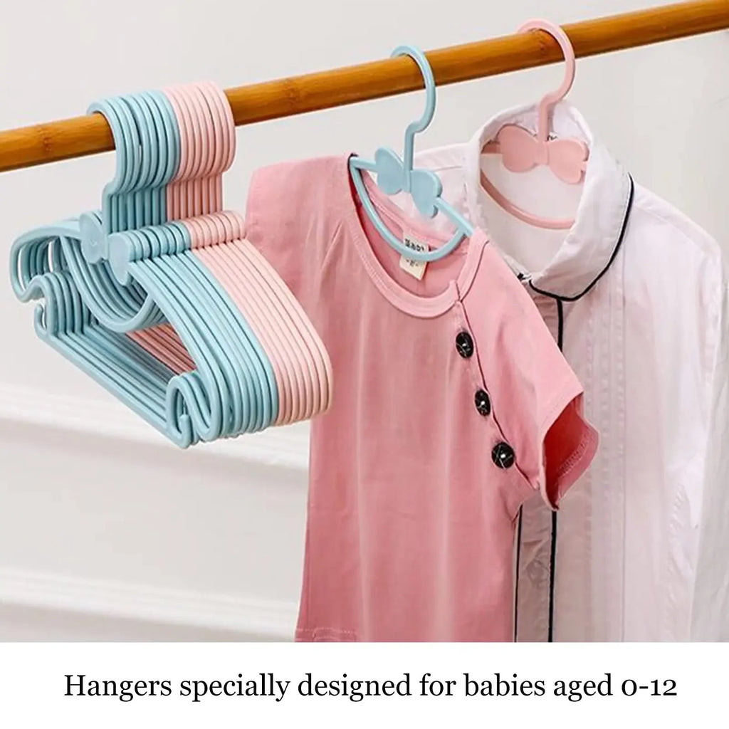 5-50Pcs Baby Hangers Plastic Kids Clothes Storage Hanger for Nursery Children Hangers Toddler Infant Portable Coats Home Rack