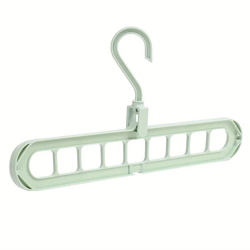 9 Hole Foldable Hanger Wardrobe Space Saving Storage Hanger For Clothes Drying Hangers Storage Organizers Rack Coat Pants Hanger