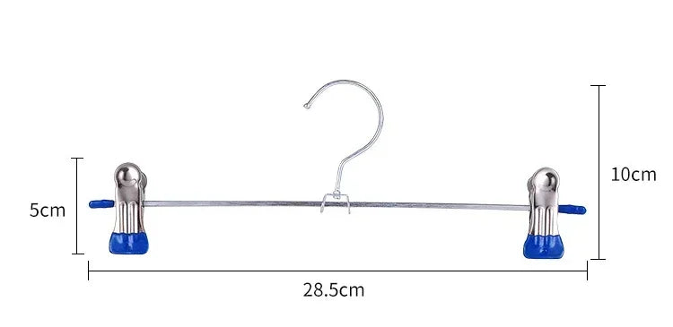 20/10/5PCs Stainless Steel Dress Hanger Pants Clip Clothes Racks Coat Clothing Skirt Clip Skirts Clip Hangers Hangers Skirt