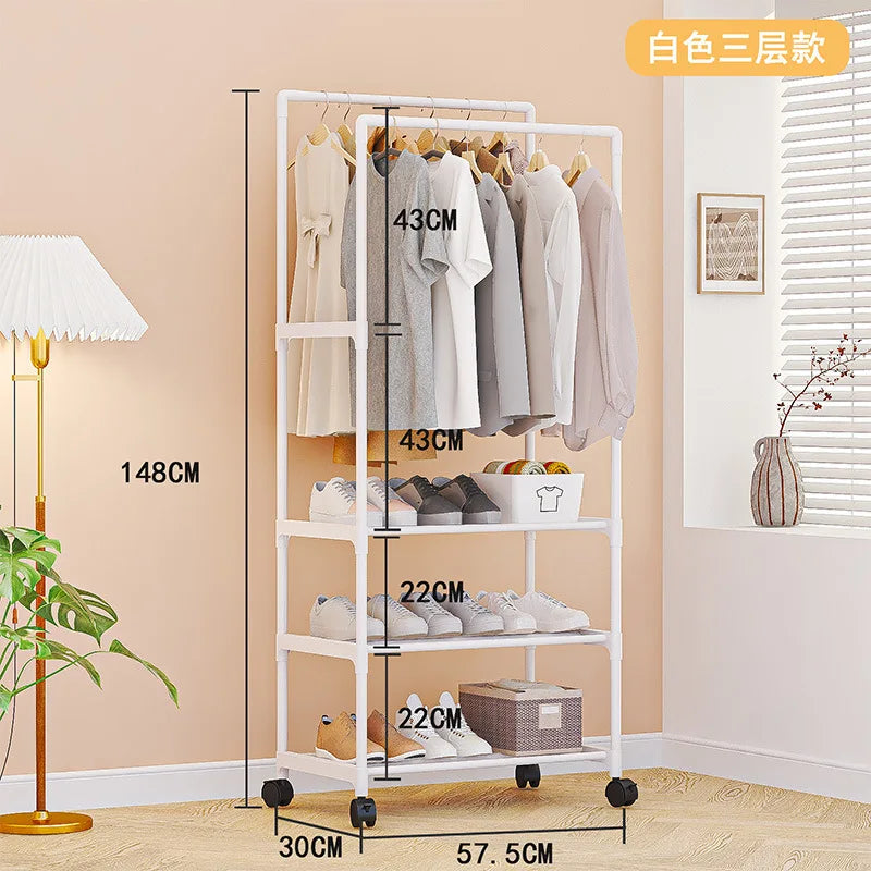 Scarf Coat Racks Wearing Professional Clothes Rack Standing Hanger Stand Furniture for Clothes Hook Wall Mounting Shelf Home