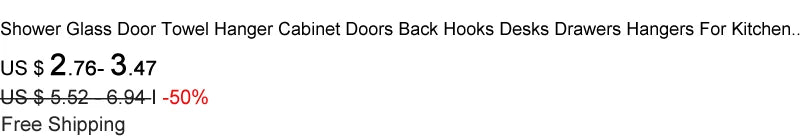 Self-adhesive Bathroom Hook Towels Rack Wall Stickers Steel Hooks For Wall Glue Adhesive Hanger Robe Shower Accessories