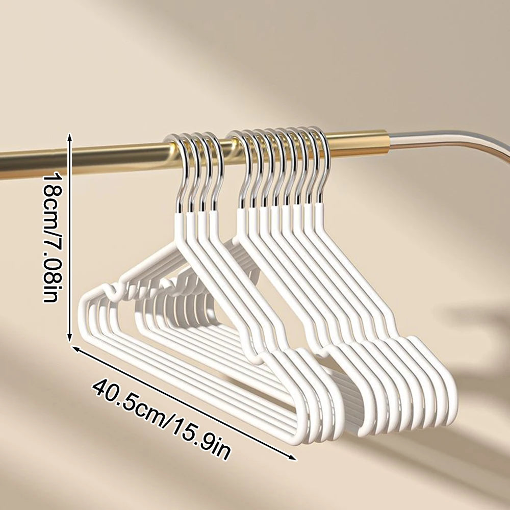 Non marking Clothes Hangers for Home Use Non slip Drying Hangers Metal Thick Clothes Hangers Storage Bedrooms Wardrobes Adult cl