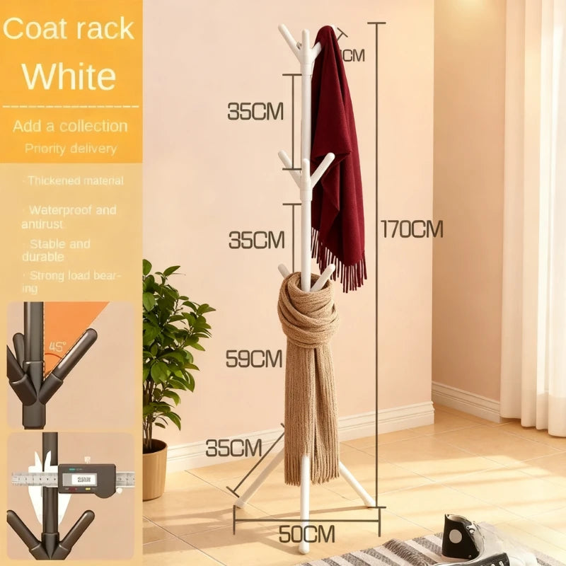 Stylish Entryway Coat Stand - No Assembly Needed, Minimalist Luxury for Home Office, Upgrade Your Space Instantly!