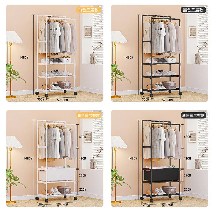 Scarf Coat Racks Wearing Professional Clothes Rack Standing Hanger Stand Furniture for Clothes Hook Wall Mounting Shelf Home