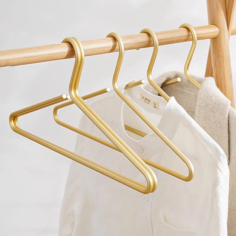 5/10PC,Bold Coat Hanger Space Alloy Suit Hanger,42CM Solid Clothes Rack,Noble, No trace, No Damage Clothes