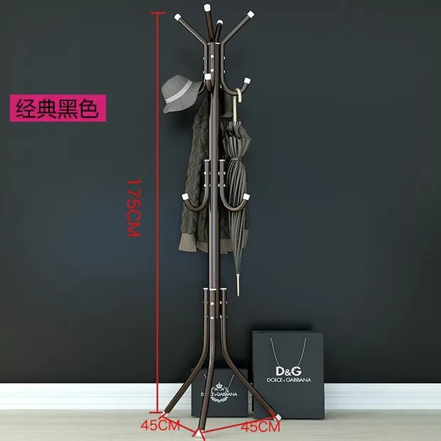 2022Standing Coat Rack Wall Entrance Shoe Rack Metal Stand for Furniture on Wheels Hanger Floor Clothes Wardrobes Clothing Shelf