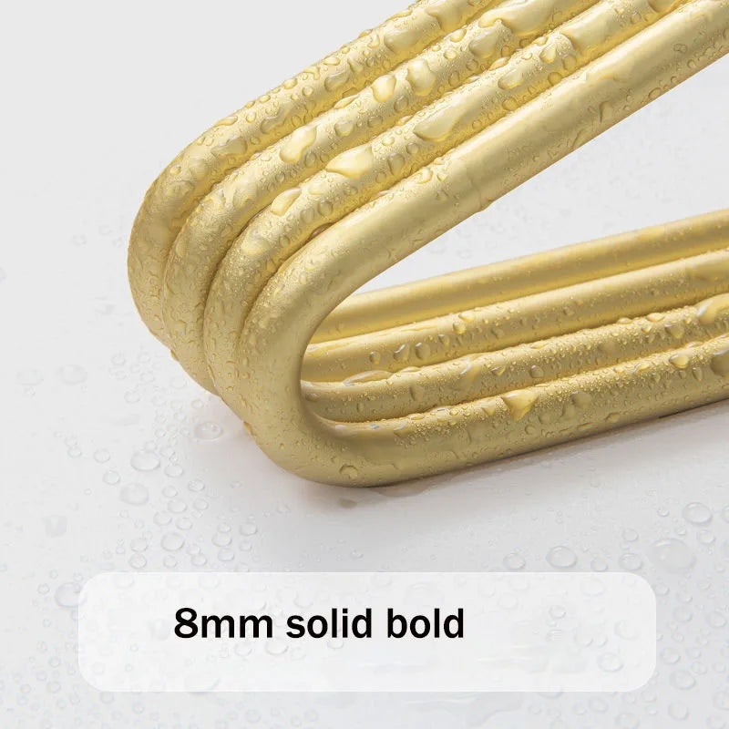 5/10PC,Bold Coat Hanger Space Alloy Suit Hanger,42CM Solid Clothes Rack,Noble, No trace, No Damage Clothes