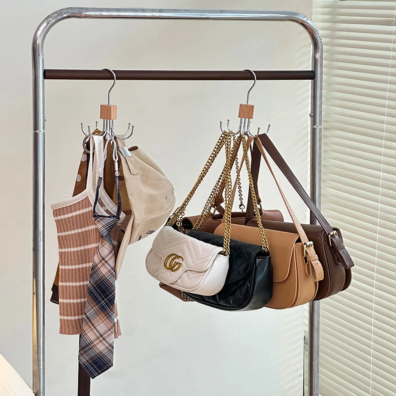 9 Hole Foldable Hanger Wardrobe Space Saving Storage Hanger For Clothes Drying Hangers Storage Organizers Rack Coat Pants Hanger