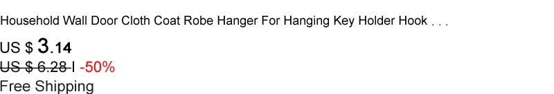 Self-adhesive Bathroom Hook Towels Rack Wall Stickers Steel Hooks For Wall Glue Adhesive Hanger Robe Shower Accessories