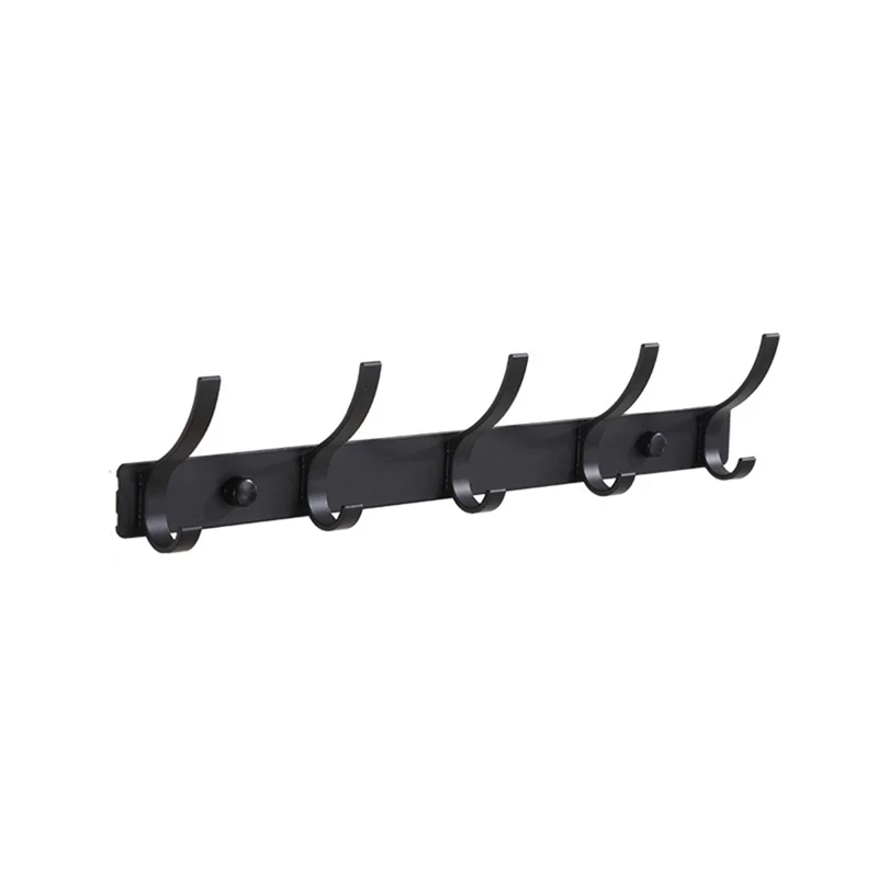 Coat Rack Wall Mount, Entryway Coat Hooks Wall Mounted,Coat, Towel And Purse(5) Easy To Use