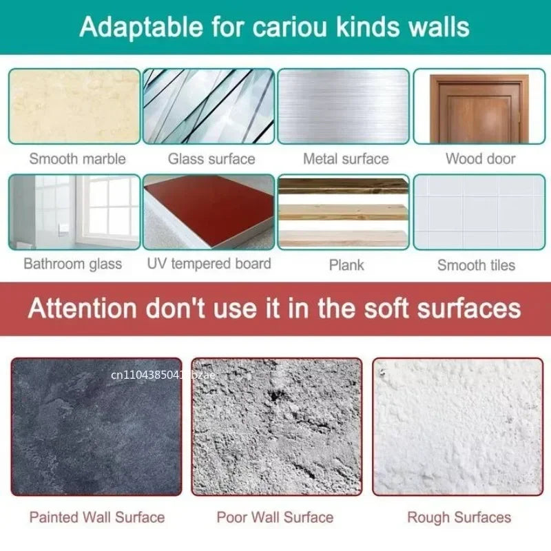 Wall Hooks Plastic Transparent Strong Self Adhesive Cow Horn Design Hanging Christmas Halloween Thanksgiving Accessories Hooks