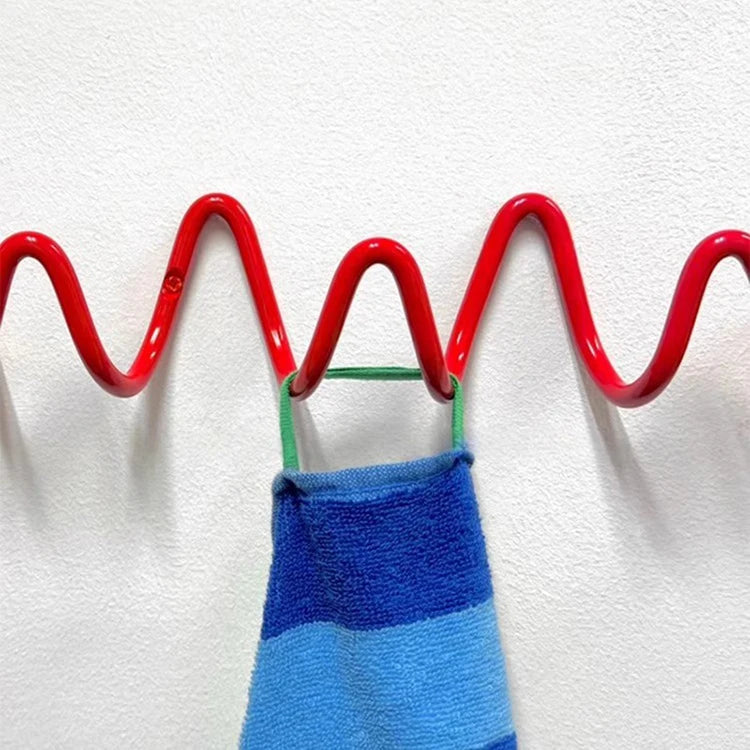 Creative Wave Coat Racks Minimalist Clothes Racks Wall Organizer Coat Hanger Living Room Clothing Shelf Interior Furniture