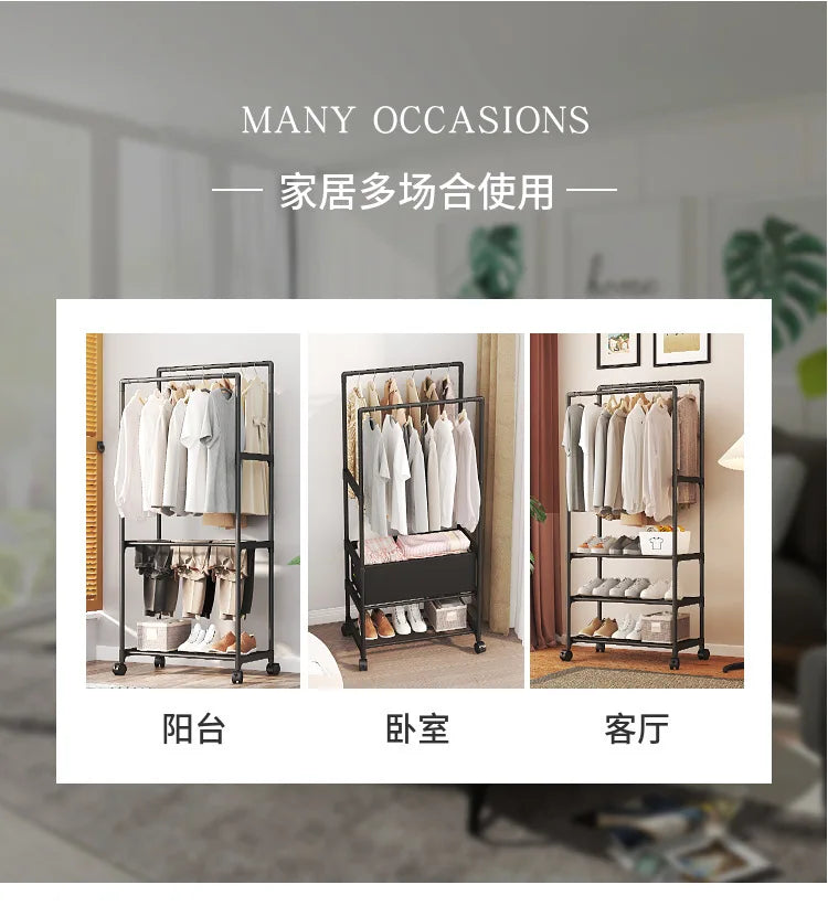 Scarf Coat Racks Wearing Professional Clothes Rack Standing Hanger Stand Furniture for Clothes Hook Wall Mounting Shelf Home