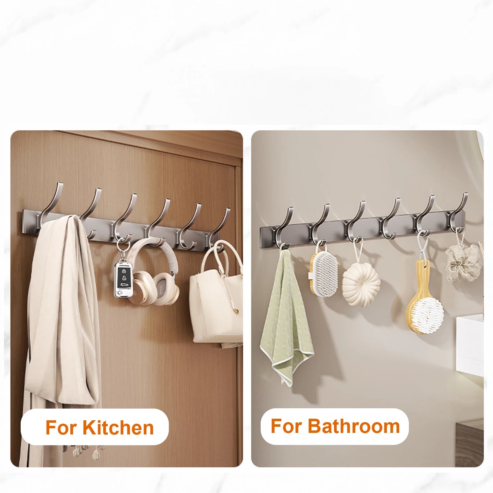 Clothes Hook Bathroom Towel Hanger Hook Wall Hook Adhesive Wall Hook No punching required Hanging Hooks Door Back Clothes Hook