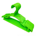 10Pcs/Set Portable Children Clothes Hanger Toddler Baby Coat Plastic Hanger Hook approx.27x14cm