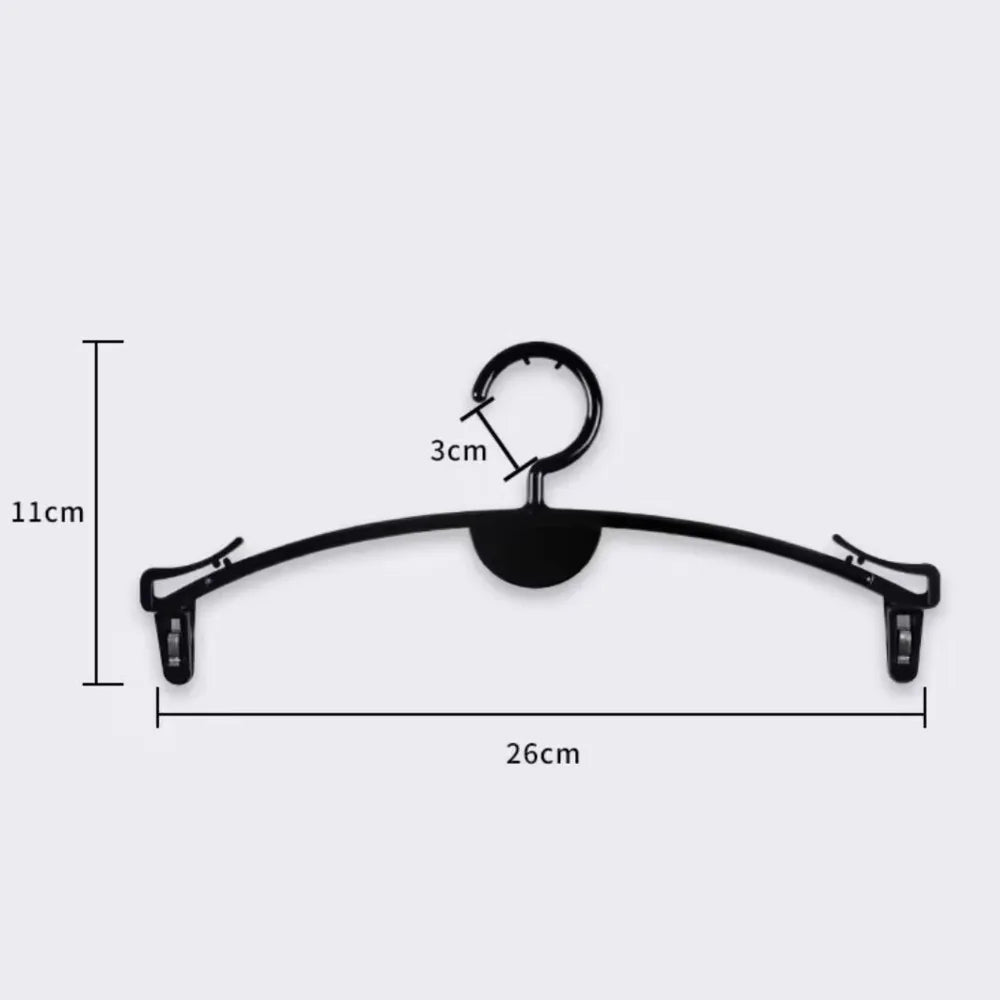 50Pcs Plastic Clip Underwear Violet Black Transparent Bra Frame Holder Rack Underpants Hanger Shop Store Holder Rack Coat Racks