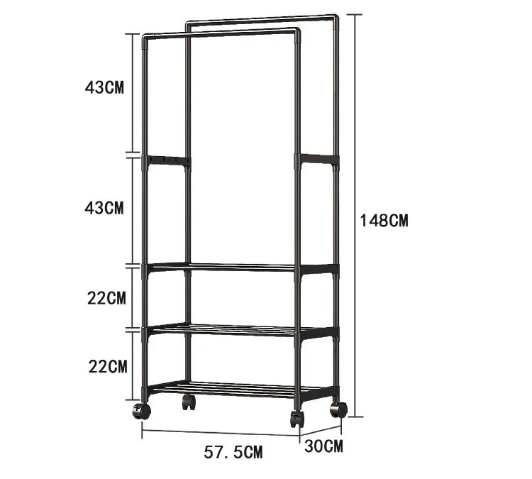 Scarf Coat Racks Wearing Professional Clothes Rack Standing Hanger Stand Furniture for Clothes Hook Wall Mounting Shelf Home