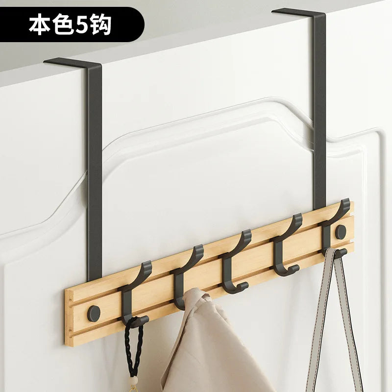 Nordic Fashion Style Bedroom Furniture Coat Rack Clothes Hanger Hooks Living Room Closet Bamboo Hat Racks Coat Hanger Wall Hook