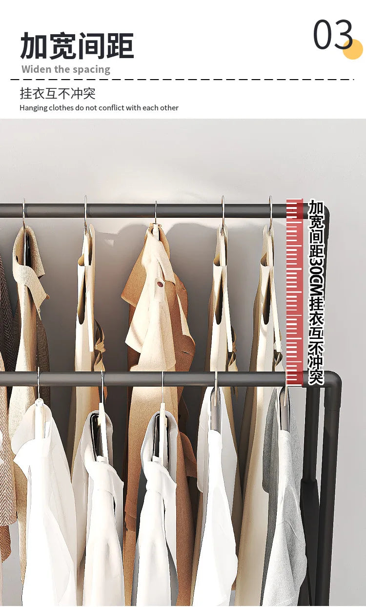 Scarf Coat Racks Wearing Professional Clothes Rack Standing Hanger Stand Furniture for Clothes Hook Wall Mounting Shelf Home
