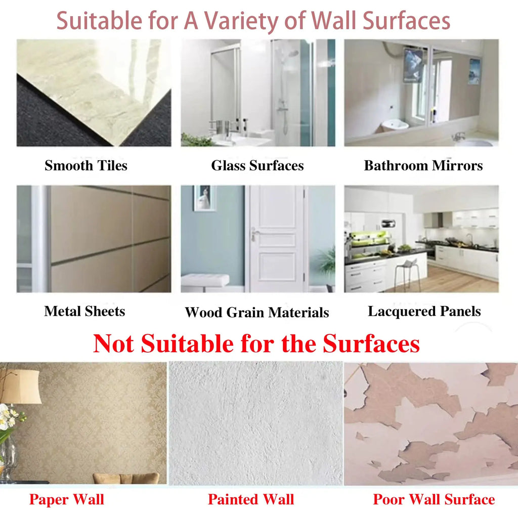 Waterproof and Oilproof Wall Hooks, Sticky Hooks for Kitchen Bathroom Shower Door Outdoor Wall Hanging Door Self-adhesive