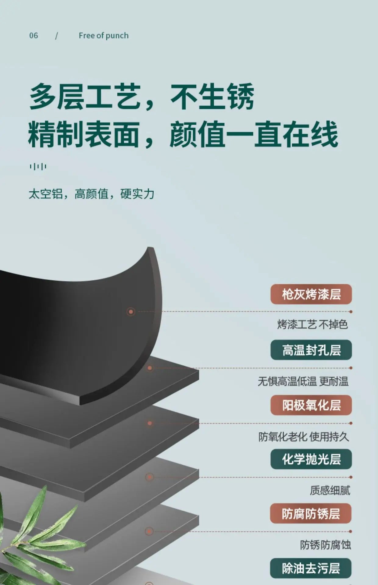 Modern Minimalist Kitchen Space Aluminum Coater Hook Hook Wardrobe Wall Mounted Row Hook Hook Clothes Coat Hook Bathroom