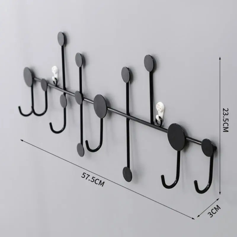 Luxury Fitting Room Coat Hooks Wall Mounted Clothes Rack Coat Rack Key Storage Holder Home Decoration Iron Wall Accessories