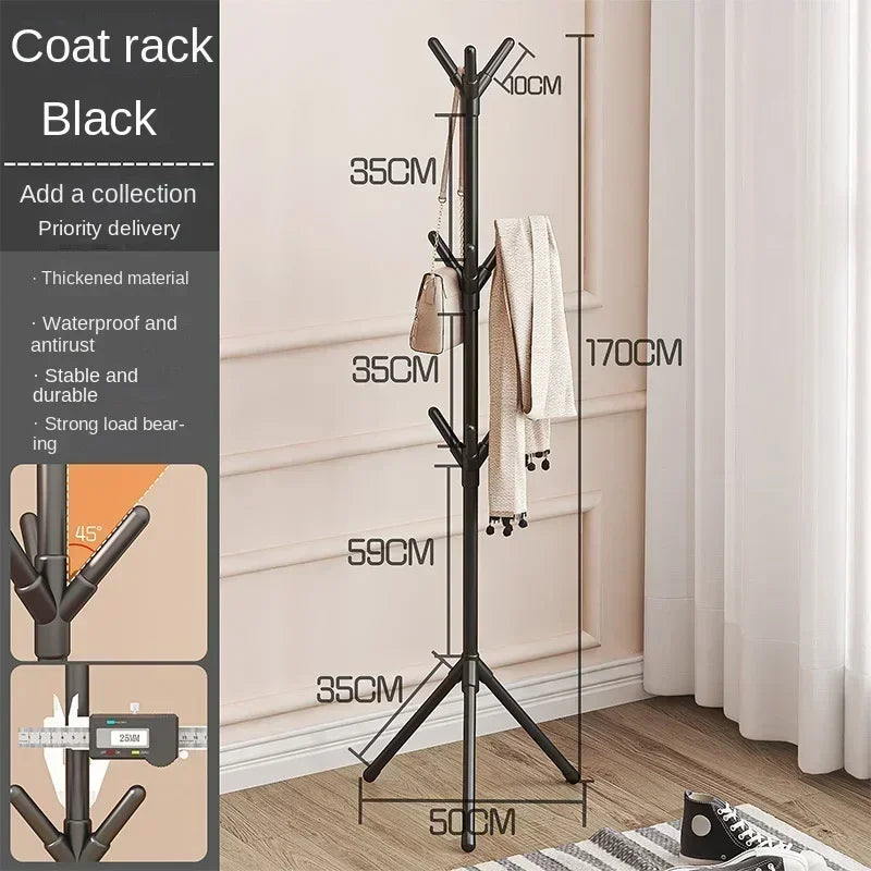 Stylish Entryway Coat Stand - No Assembly Needed, Minimalist Luxury for Home Office, Upgrade Your Space Instantly!