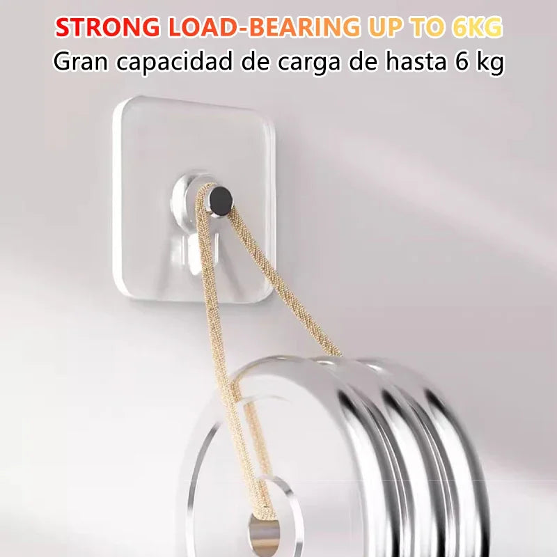 Self-adhesive Hook for Picture Super Strong Wall Hook Without Piercing Punch-free Picture Frame Holder Bathroom Kitchen Storage