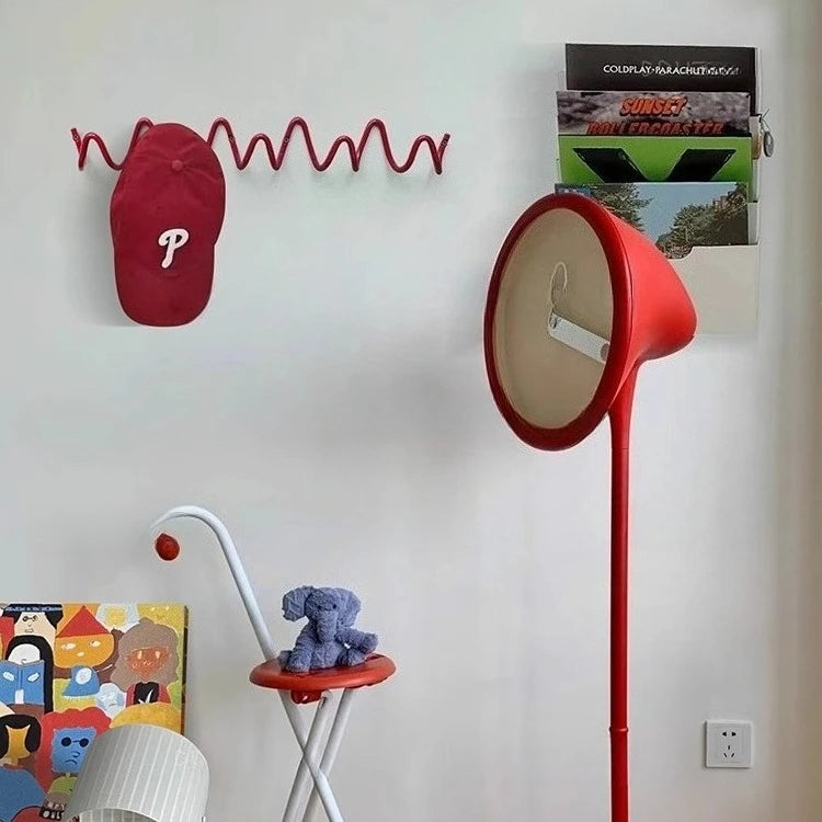 Creative Wave Coat Racks Minimalist Clothes Racks Wall Organizer Coat Hanger Living Room Clothing Shelf Interior Furniture