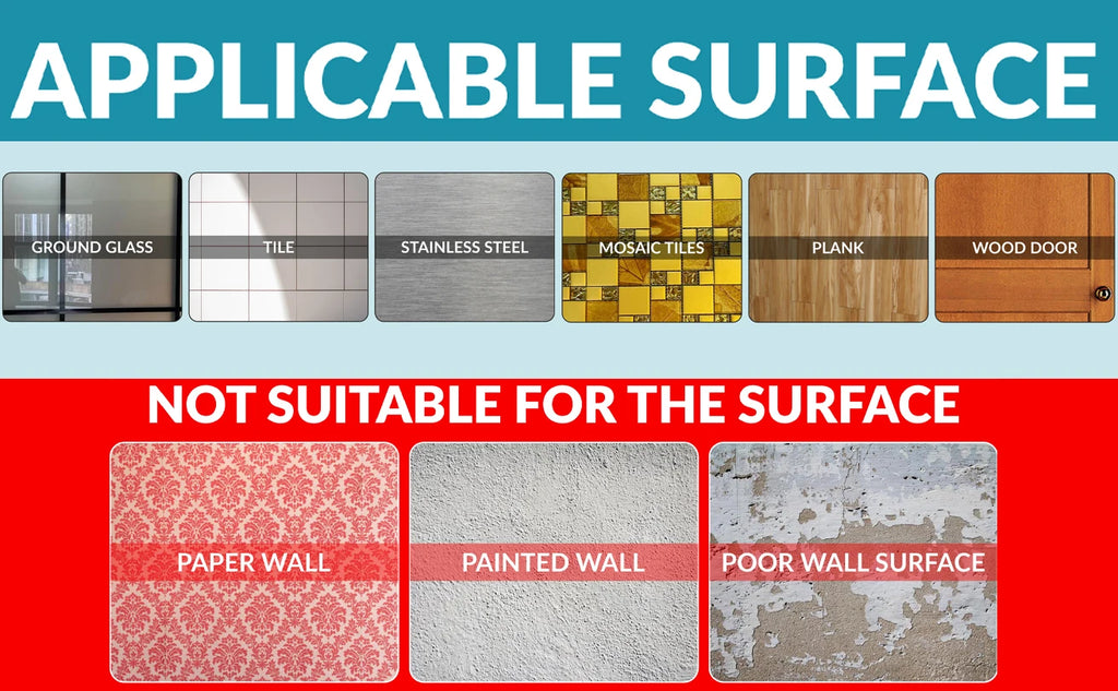 Waterproof and Oilproof Wall Hooks, Sticky Hooks for Kitchen Bathroom Shower Door Outdoor Wall Hanging Door Self-adhesive