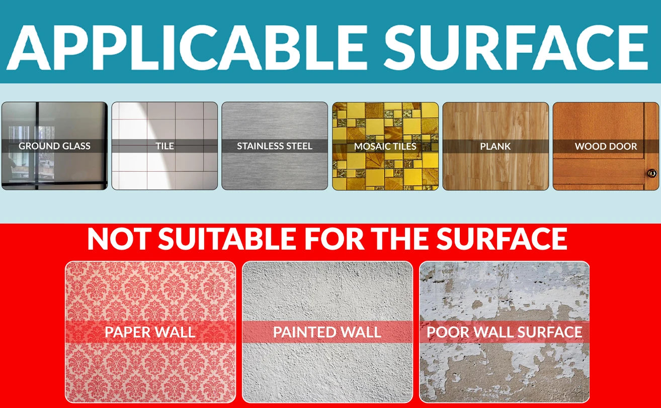 Waterproof and Oilproof Wall Hooks, Sticky Hooks for Kitchen Bathroom Shower Door Outdoor Wall Hanging Door Self-adhesive