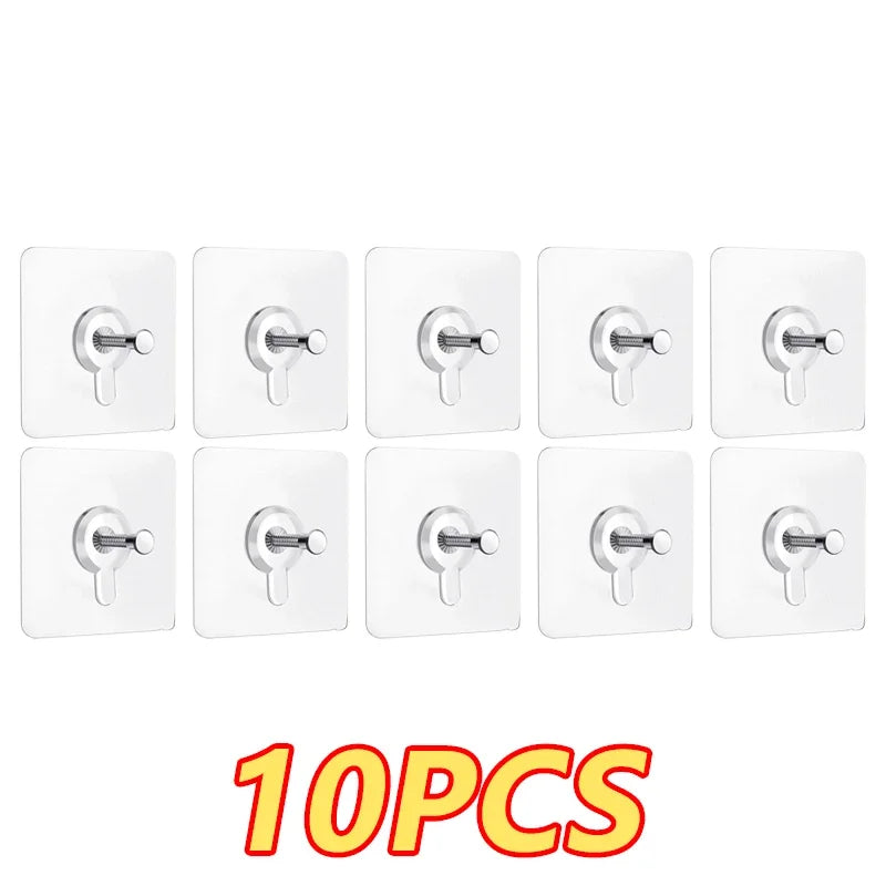 Self-adhesive Hook for Picture Super Strong Wall Hook Without Piercing Punch-free Picture Frame Holder Bathroom Kitchen Storage