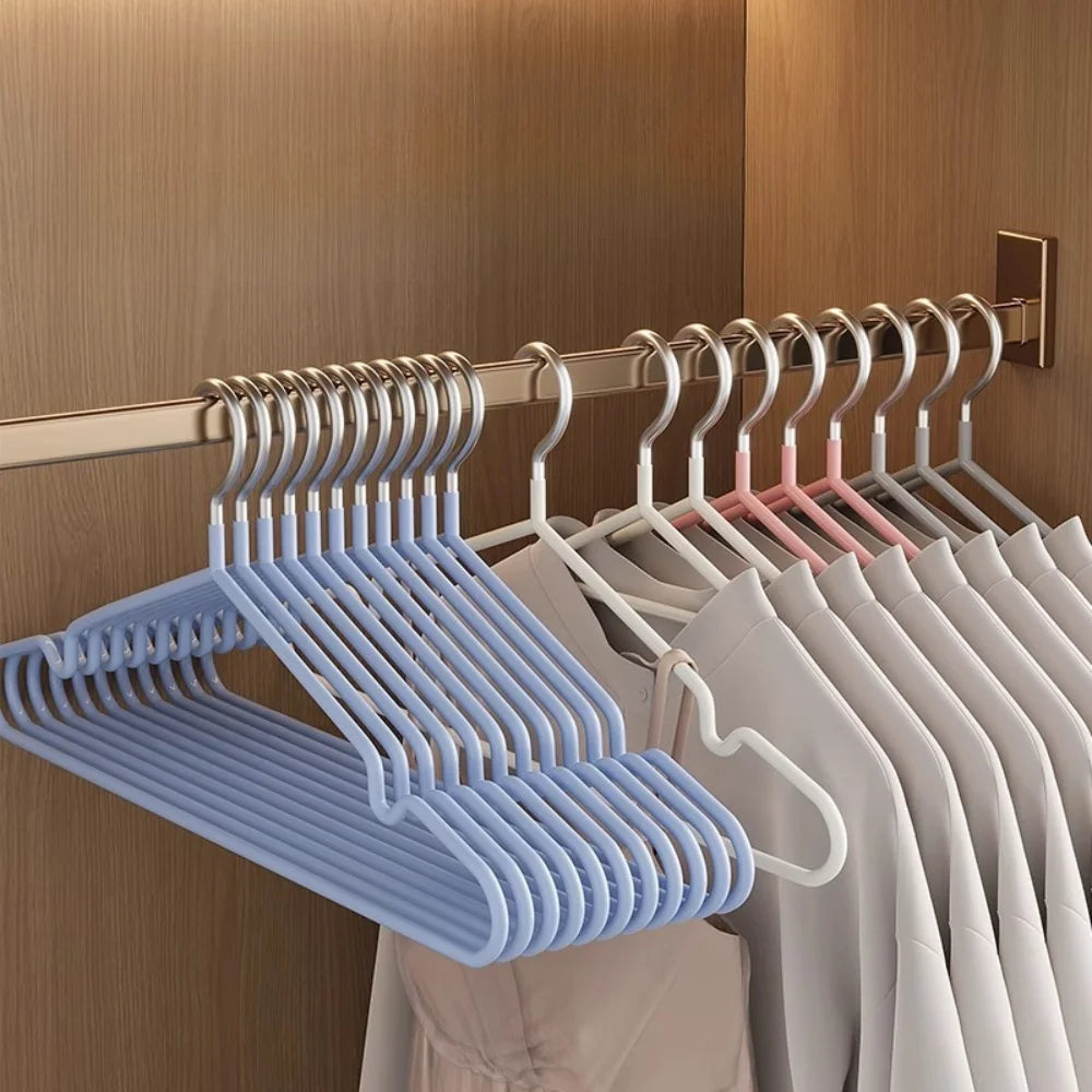 20pcs Metal Clothes Hangers, Anti-Slip Heavy Duty Space Saving Hangers for Closet Organization, Garage, Boutique & Home Use