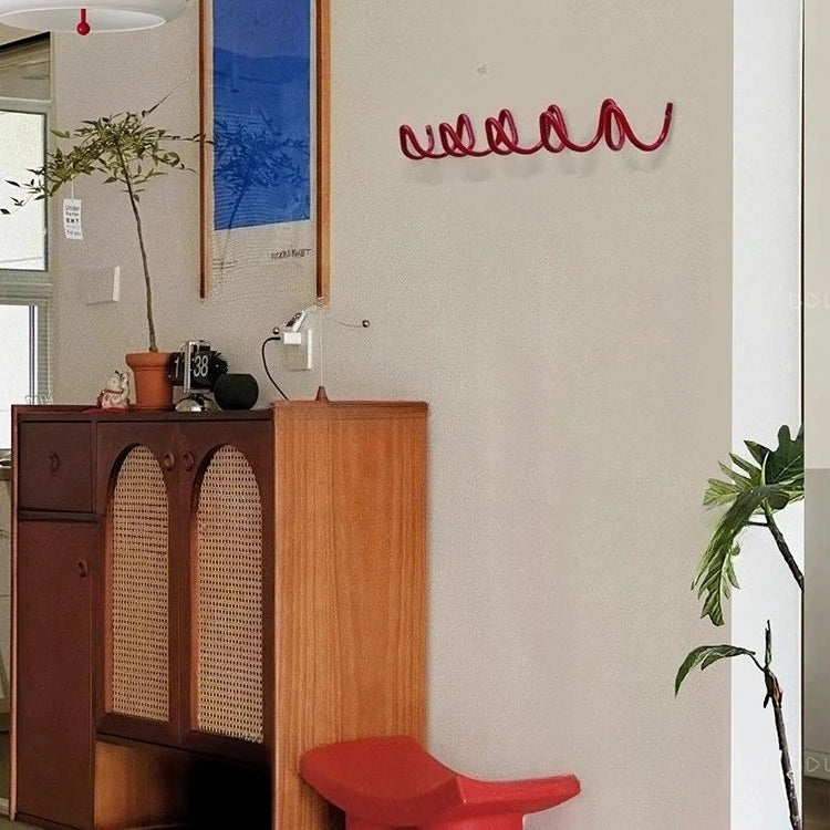 Creative Wave Coat Racks Minimalist Clothes Racks Wall Organizer Coat Hanger Living Room Clothing Shelf Interior Furniture